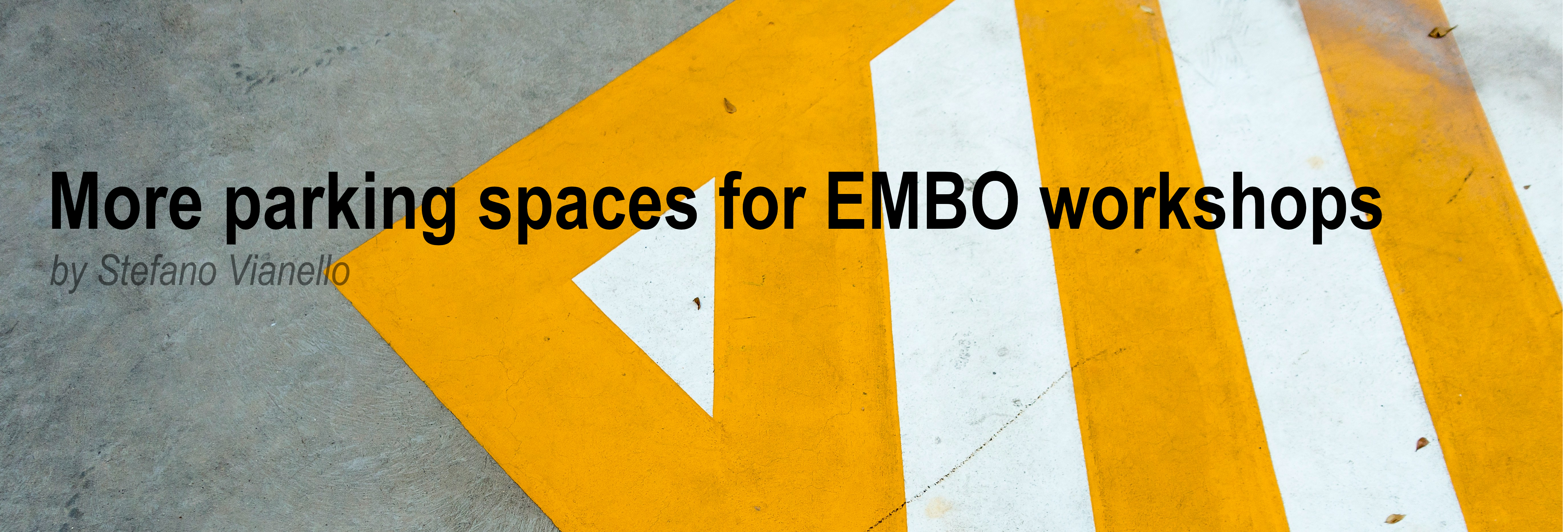 More parking spaces for EMBO workshops